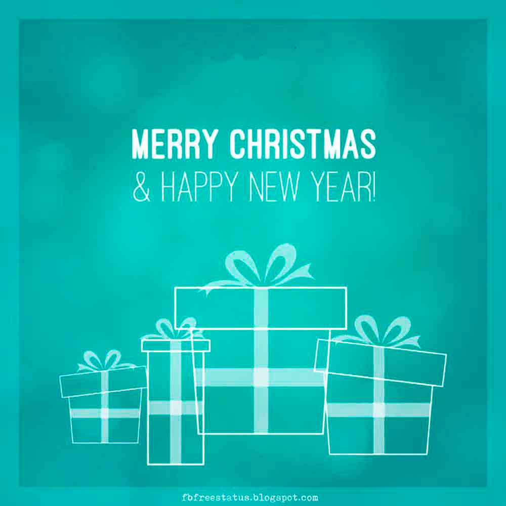 Merry Christmas and Happy New Year Wishes with Images