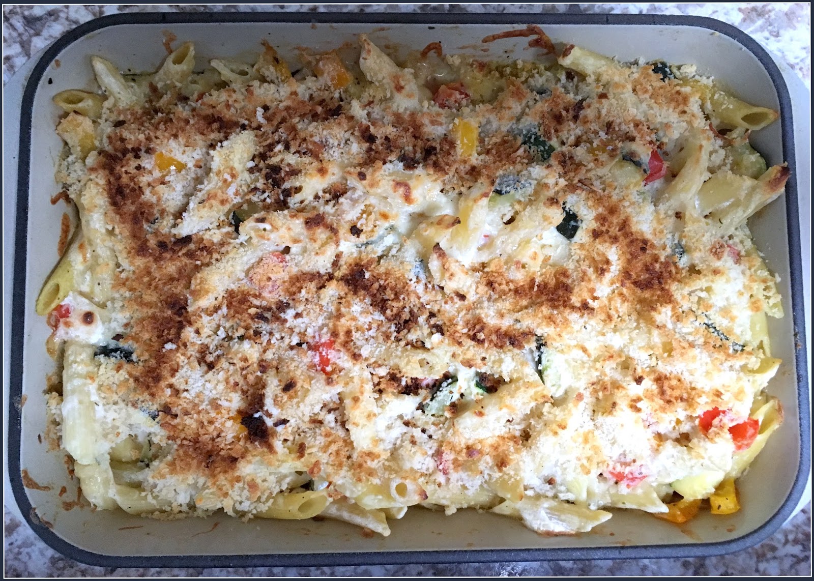 The Frog and PenguINN Baked Pasta Primavera