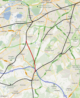 Mole Valley Link map