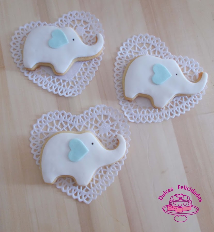 Galletas elefantes bebé