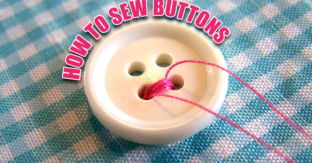 How To Sew Buttons