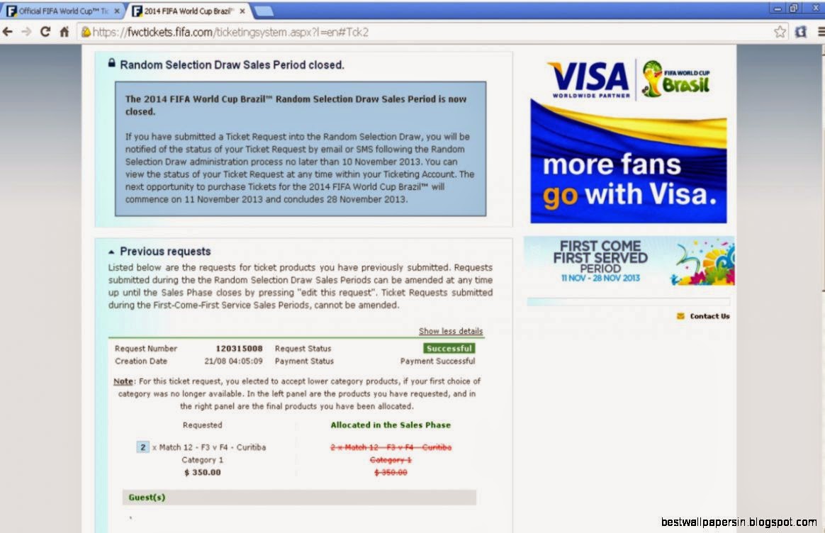 FIFA World Cup Tickets  The World According to Weech