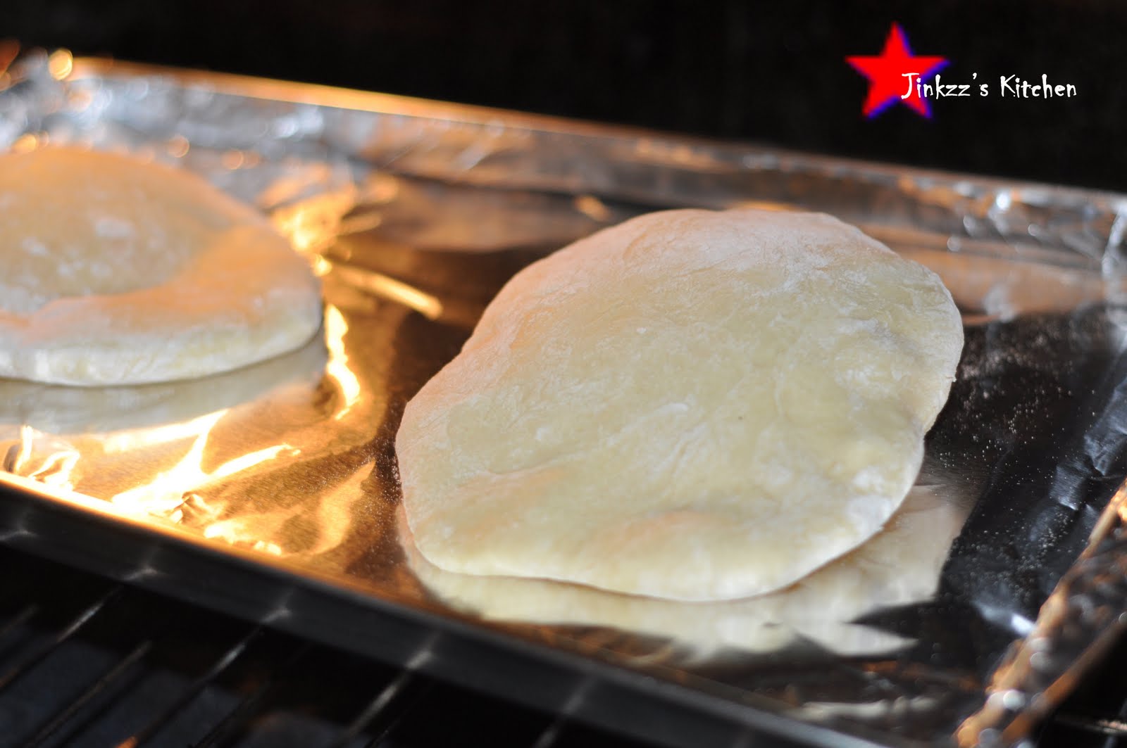 to Jinkzz's Kitchen No Knead Pita Bread