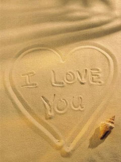 Srce I LOVE YOU u pijesku download besplatne pozadine slike za mobitele Srce I LOVE YOU u pijesku download besplatne pozadine slike za mobitele