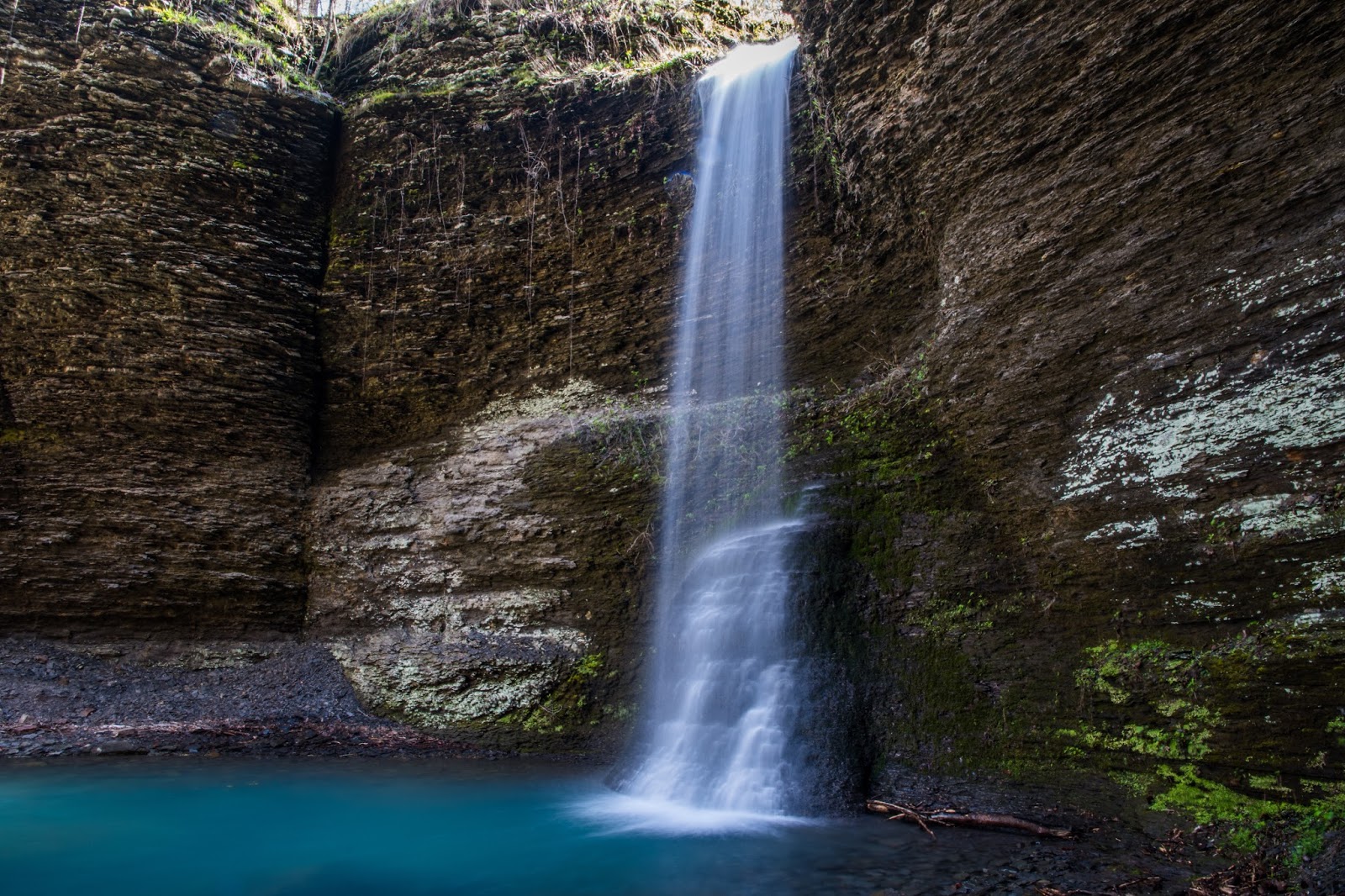 Rick's Hiking Blog Keefe Hollow Waterfalls, Falling Water Creek Valley