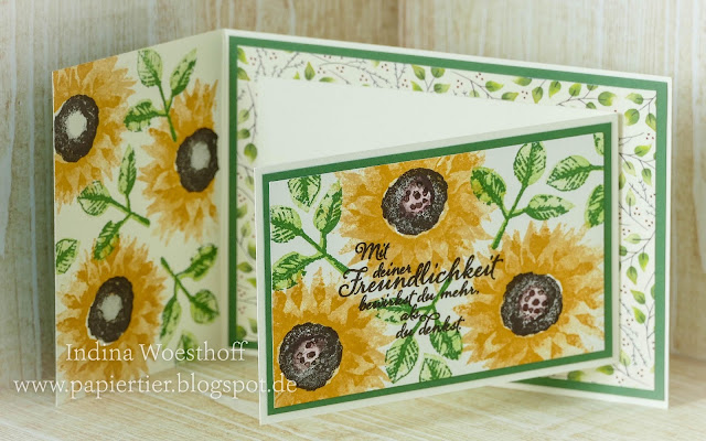 Herbstanfang | DIY Joy Fold Card | papiertier Indina | Stampin' Up! | Anleitung