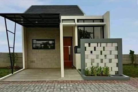 Model Rumah Minimalis Batu Alam Type 30