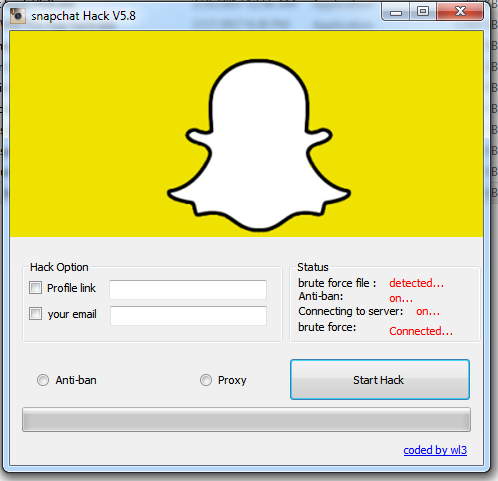 Partie 2: Comment pirater mot de passe Snapchat en utilisant le compte de piratage Snapchat?