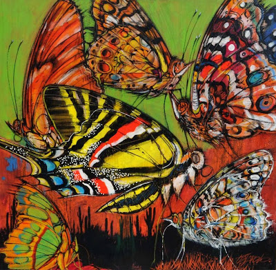mariposas-pintadas-al-oleo