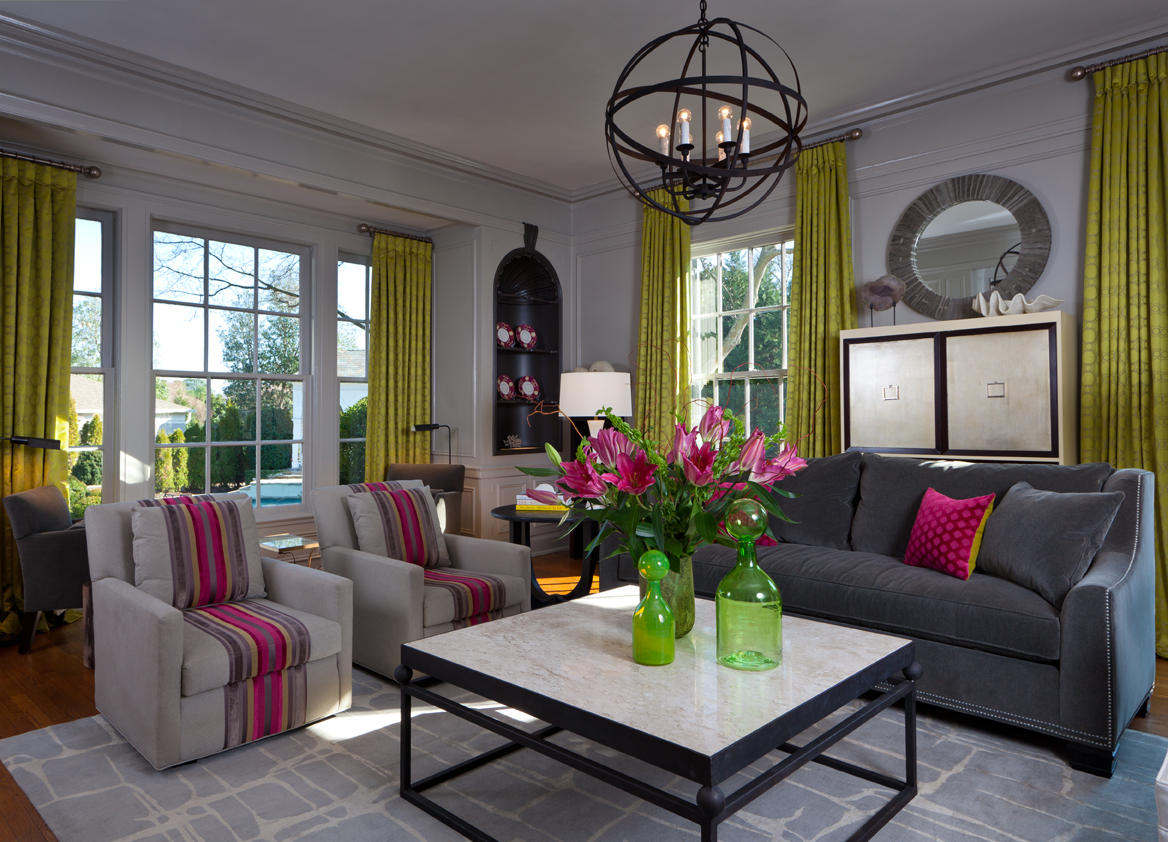 Eye For Design  Decorating Your Interiors With Pink  And Grey 