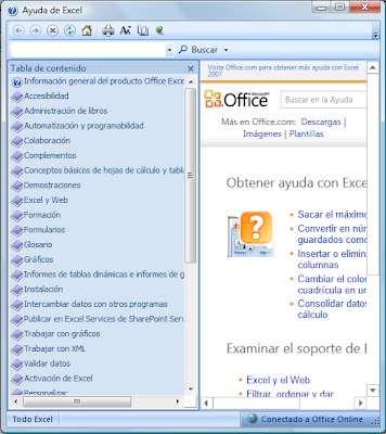Ayuda de Excel