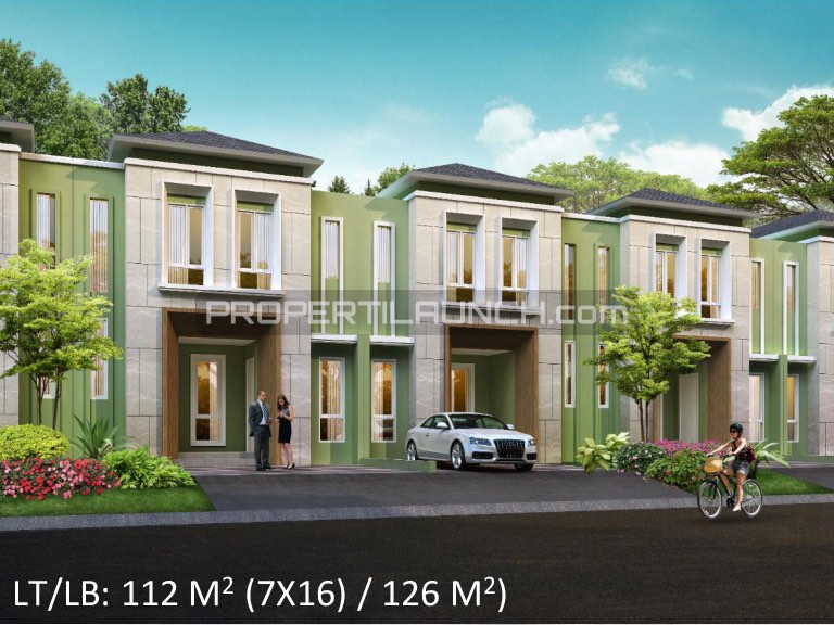 Rumah Cluster Leora Alam Sutera Tipe 7x16