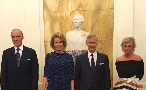 King Philippe, Queen Mathilde, Princess Astrid and Prince Lorenz attended a prelude concert