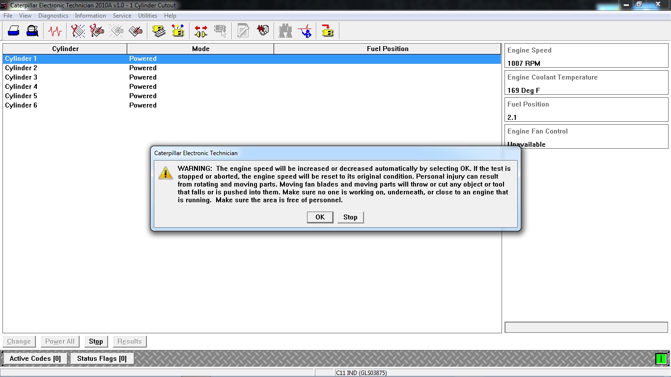 Cylinder Cutout Test using Caterpillar ET Software Blog.Teknisi