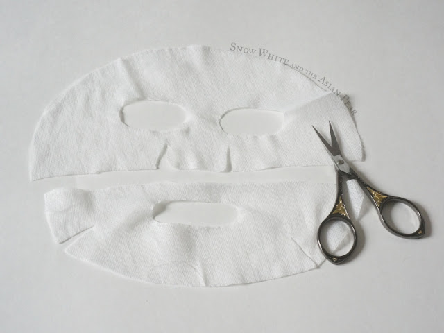 cutting sheet masks to fit