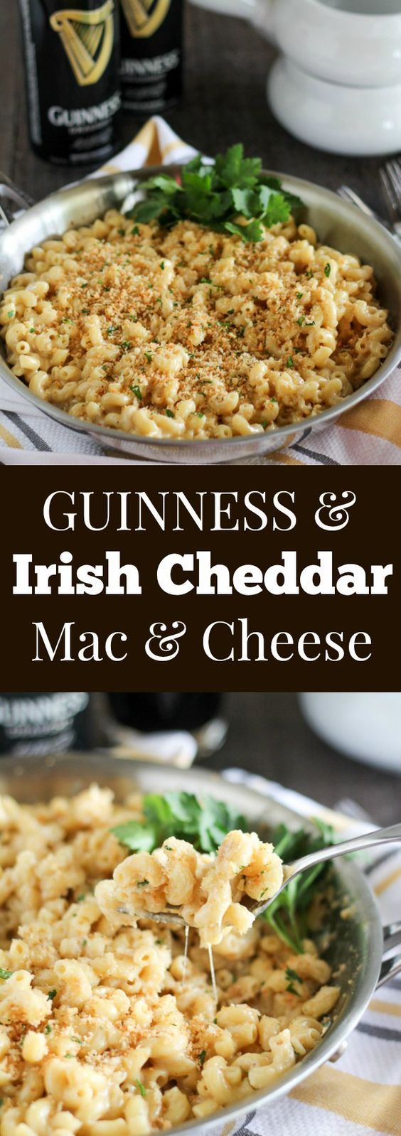 Guinness and Irish Cheddar Macaroni and Cheese Recipe Girls Dishes