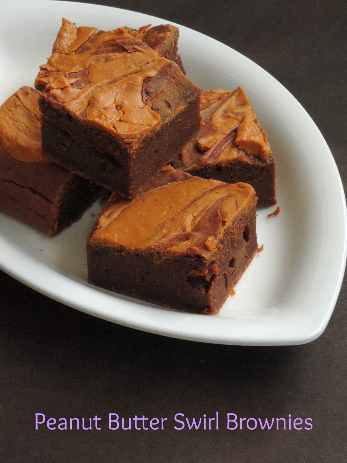 Eggless Peanut Butter Swirl Brownies Cook N Click