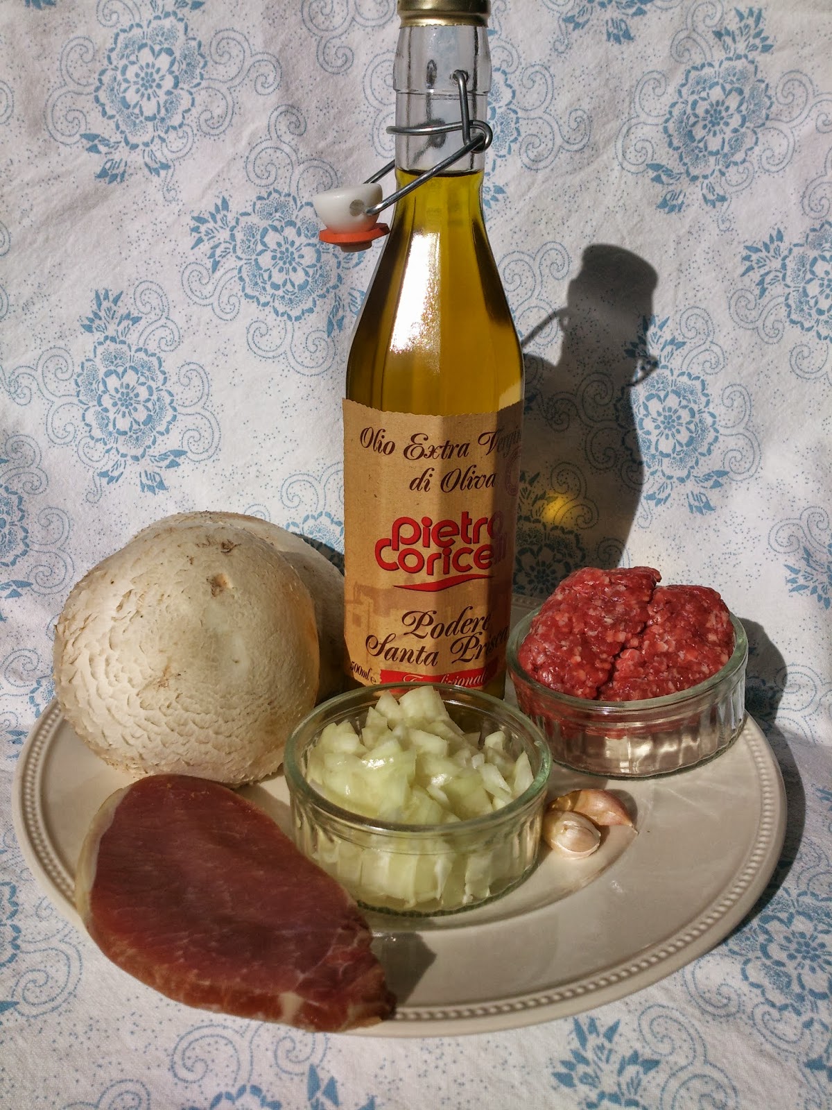 Kookhome Portobello gevuld met gehakt.