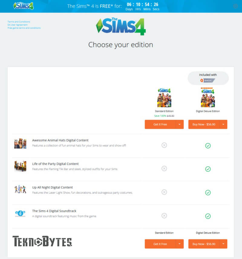 Game The Sims 4 gratis