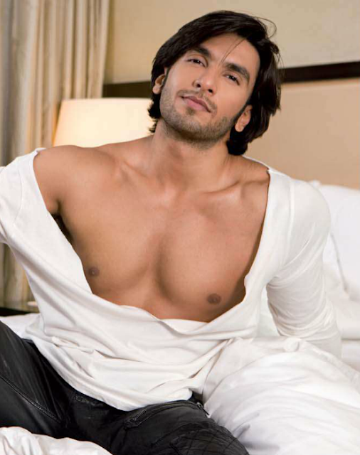 Shirtless Bollywood Men Ranveer Singh Caught In Bed With Another Girl