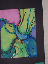 georgia paintings keeffe watercolor glue crayon brightest inspired okeeffe water drizzle drama bit yes added