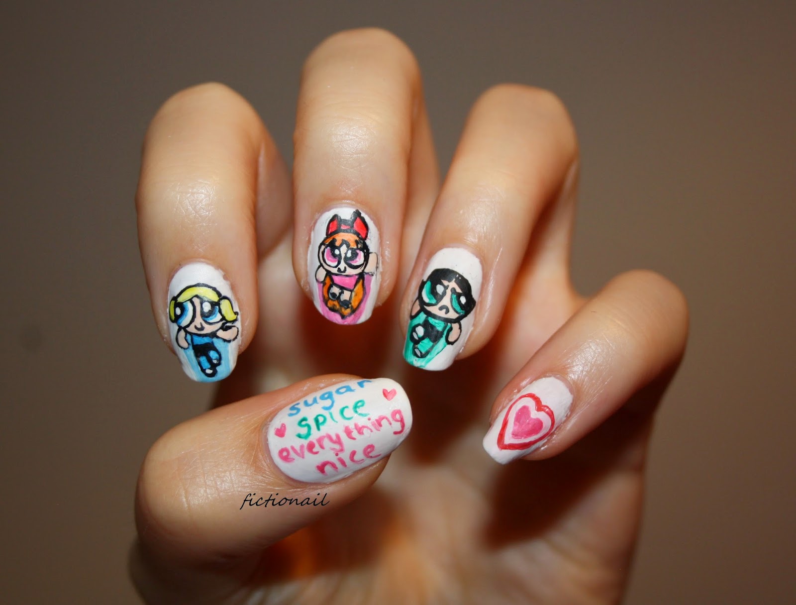 The Powerpuff Girls Nails