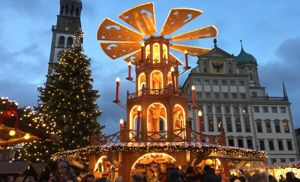 Urban Sketchers Augsburg Zeichnen Am Weihnachtsmarkt
