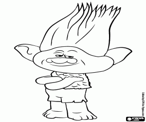 Troll coloring page 7