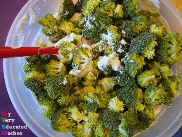 Combining Ranch Mix and Broccoli