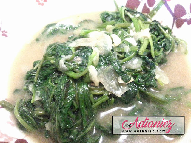 sayur kangkung goreng belacan