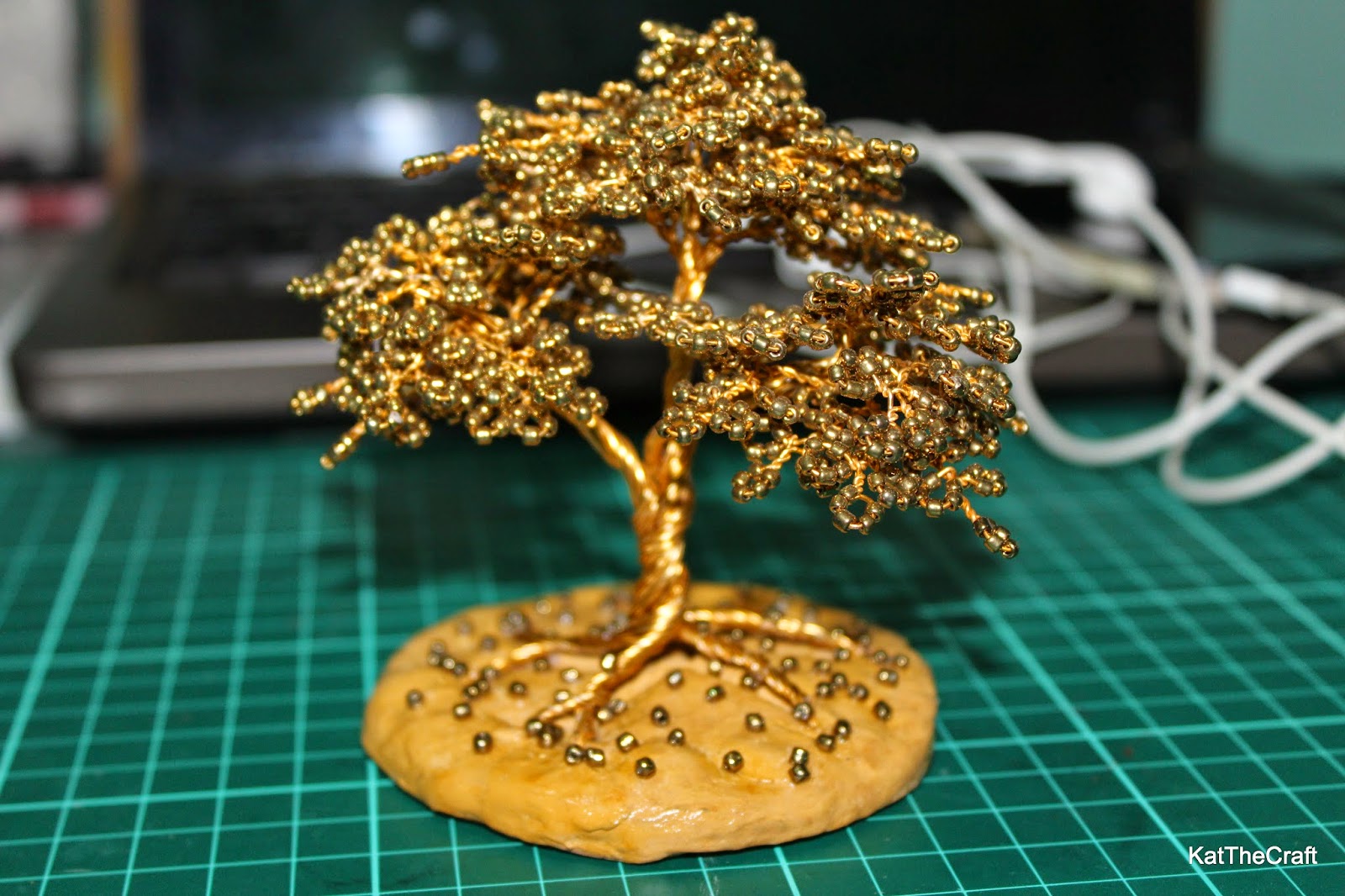 So Many Things to Do, So Little Time: Clay Base for Beaded Wire Tree