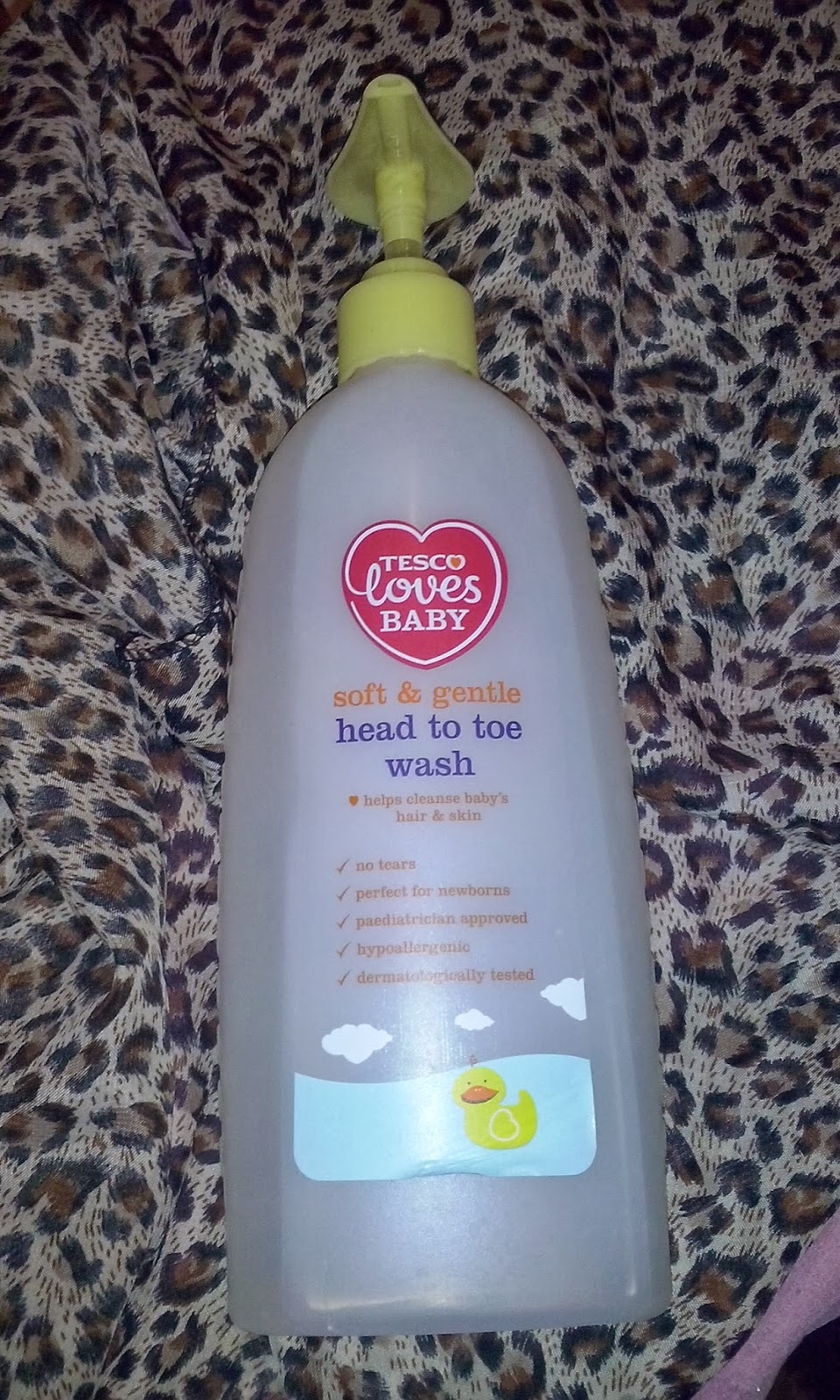 MiGTesterki Tesco loves baby łagodny żel do mycia twarzy i włosów dla