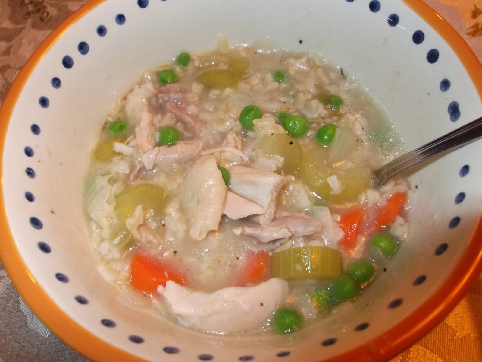 Fanny and Me One Pot Chicken Rice Soup