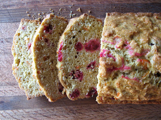 January new+229a Cranberry Orange and Carrot Bread