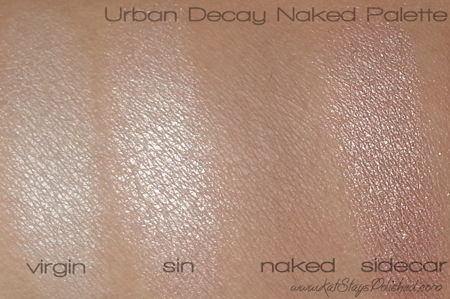 Urban Decay Naked Palette - Virgin | Sin | Naked | Sidecar