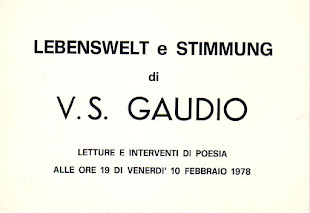 LEBENSWELT e STIMMUNG di V.S.GAUDIO