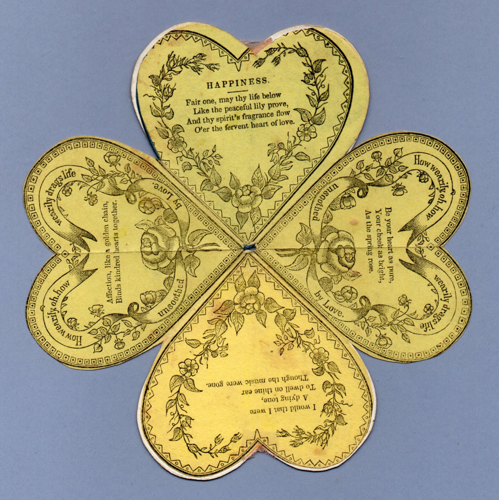 Vintage Valentine Museum Puzzle Purse 1840s1850s