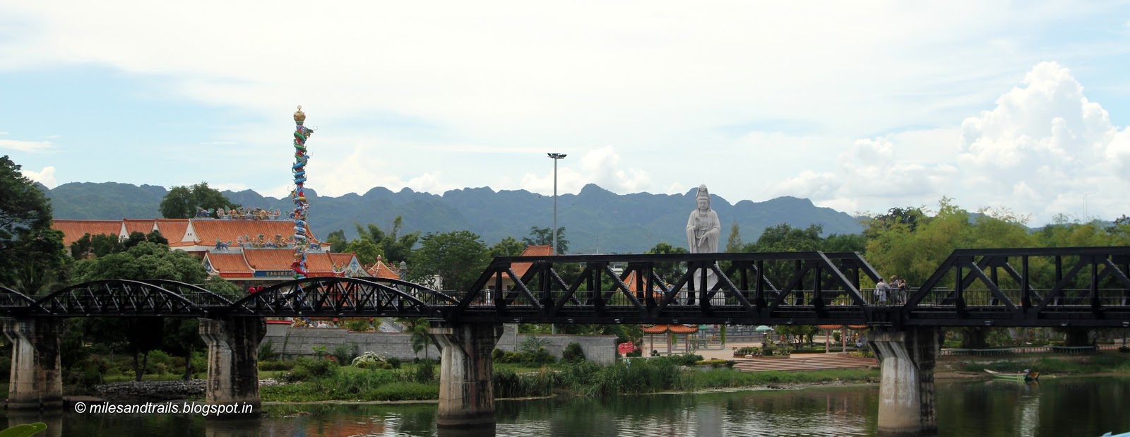 Miles And Trails Bridge Over River Kwai War Museum At The Bridge