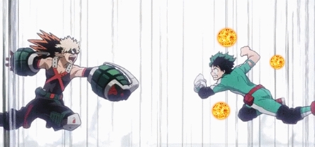 Três questões, odiei o Bakugou, não porque o Deku perdoou ele que sign