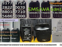 Sewa Sound System Portable Di Cikini Jakarta Pusat, Rental Mic Wireless dan Speaker Portable