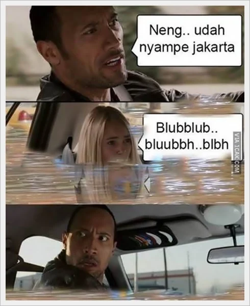 meme neng udah nyampe jakarte nih