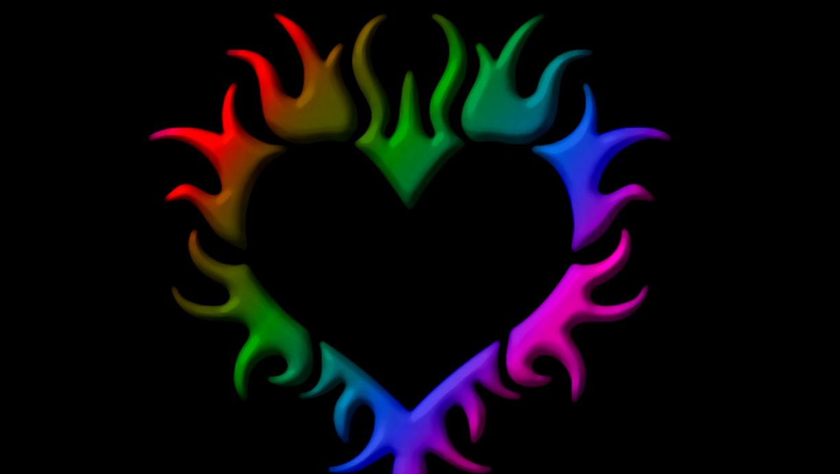 Pictures Of Rainbow Hearts   ClipArt Best