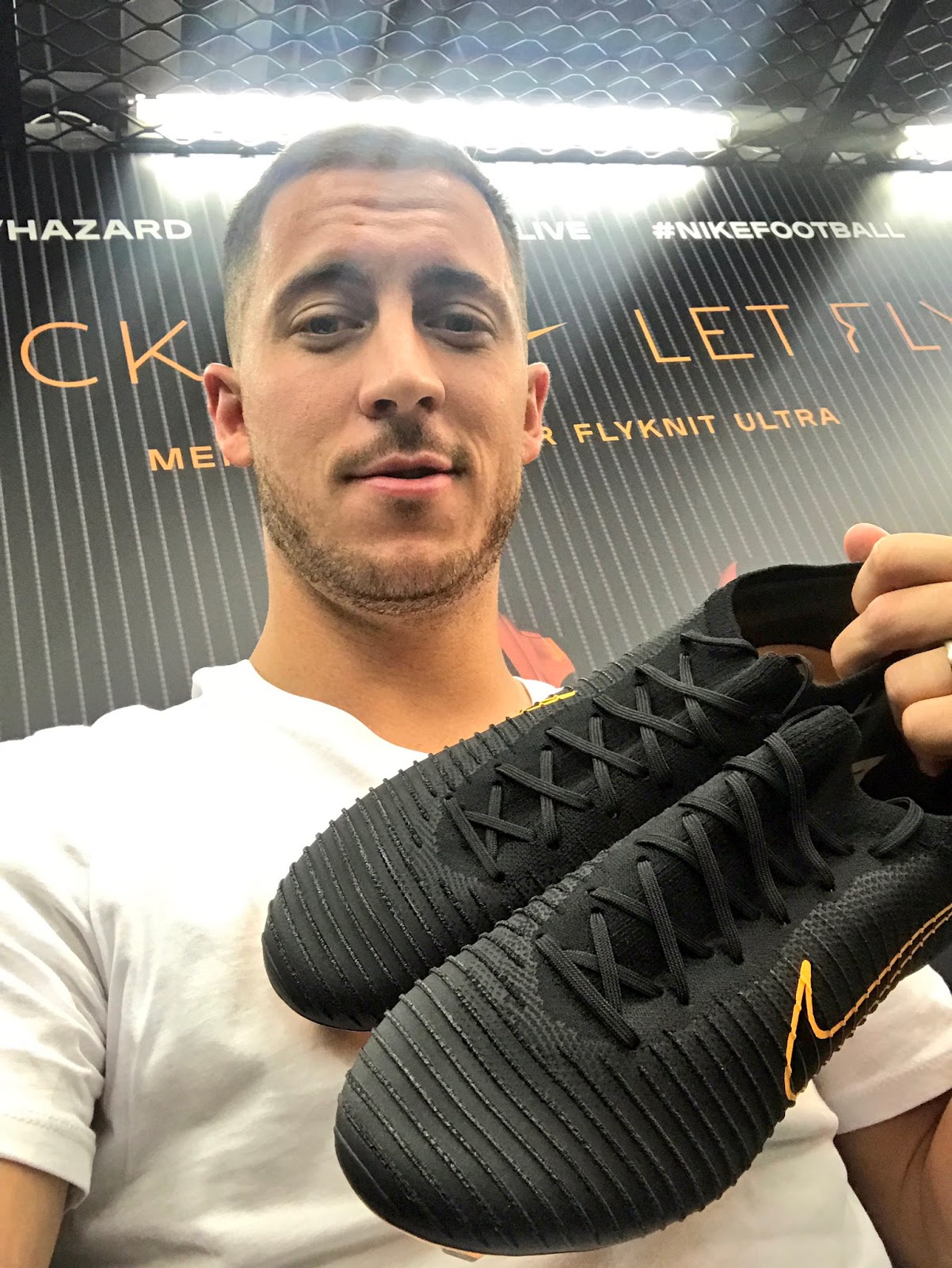 Eden Hazard Trains in Nike Flyknit Ultra Boots - Footy Headlines