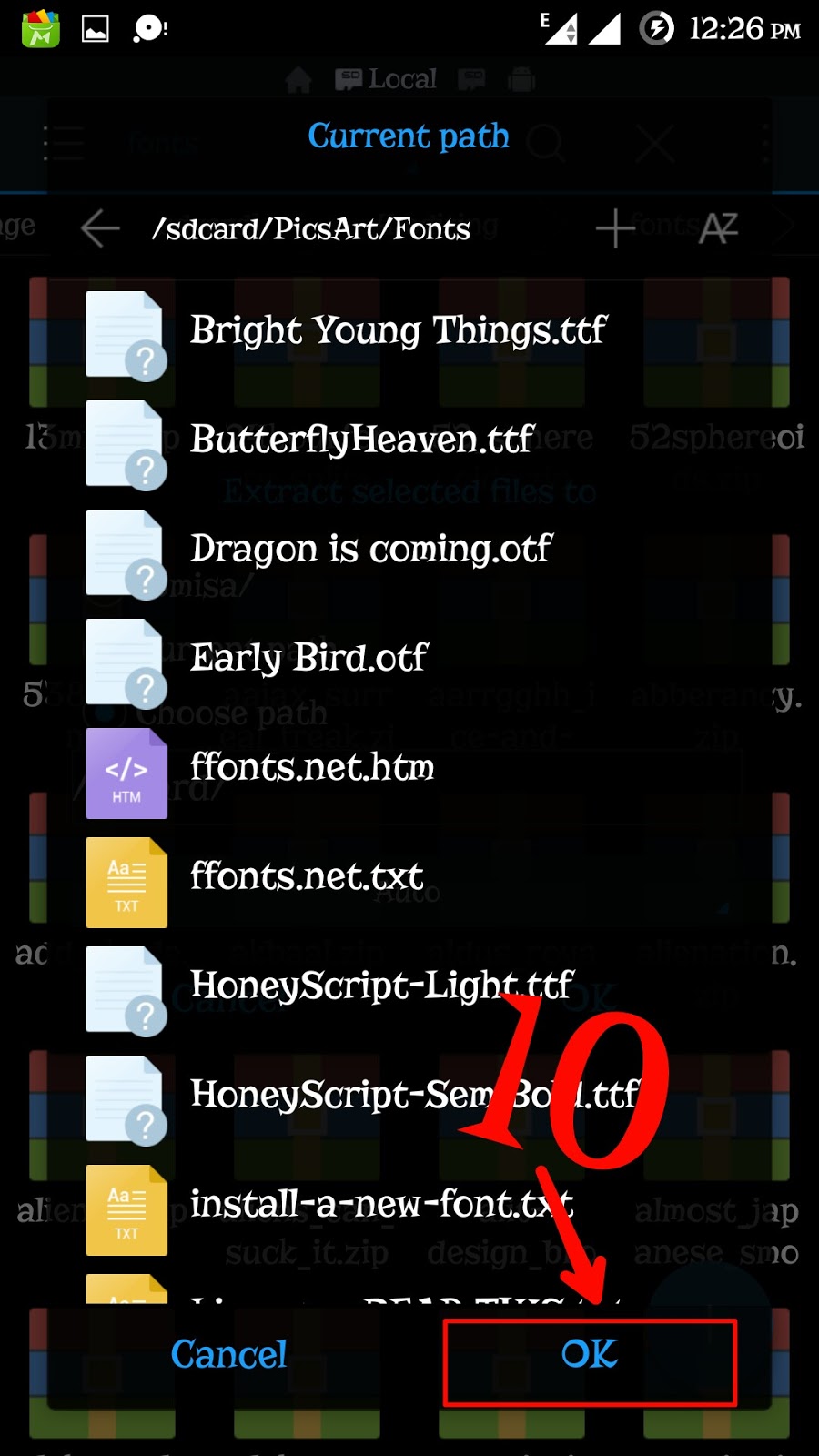 define font for picsart android define font for picsart android
