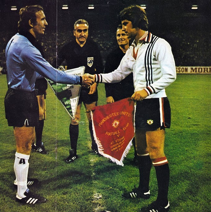 ST-ETIENNE-MANCHESTER UTD 1977. La fin du bal européen pour les Verts.