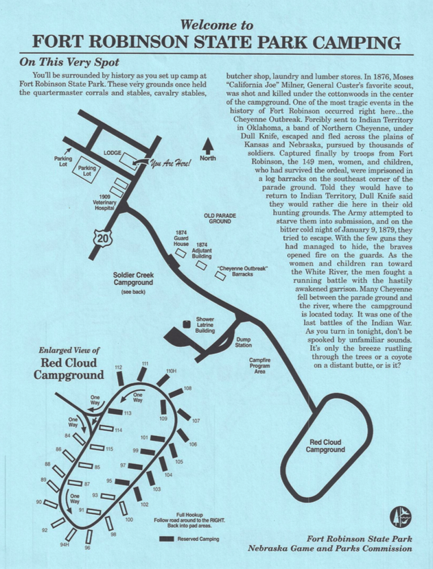 Horsetrailriders Com Fort Robinson And Ft Robinson Maps