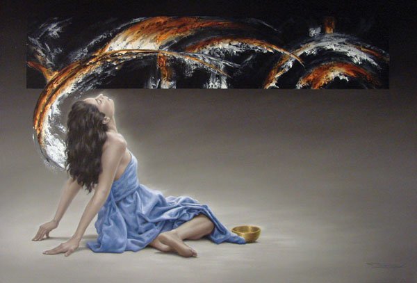 Dreams of Love | Fidel Garcia ~ Mexican Figurative and Abstract Expressionist painter