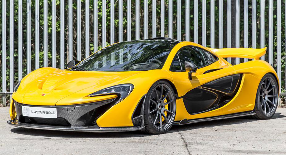 Volcano Yellow McLaren P1 With Just 3 Miles On The Clock For Sale