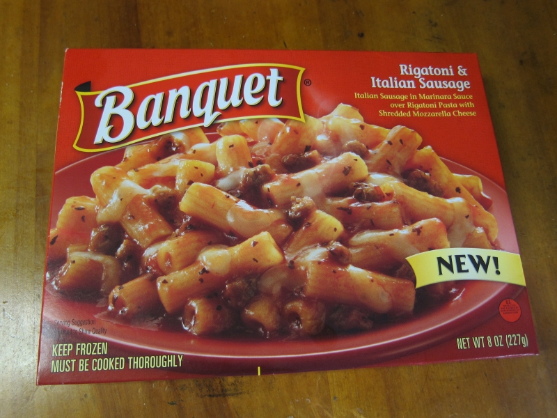 Frozen Friday Banquet Rigatoni & Italian Sausage