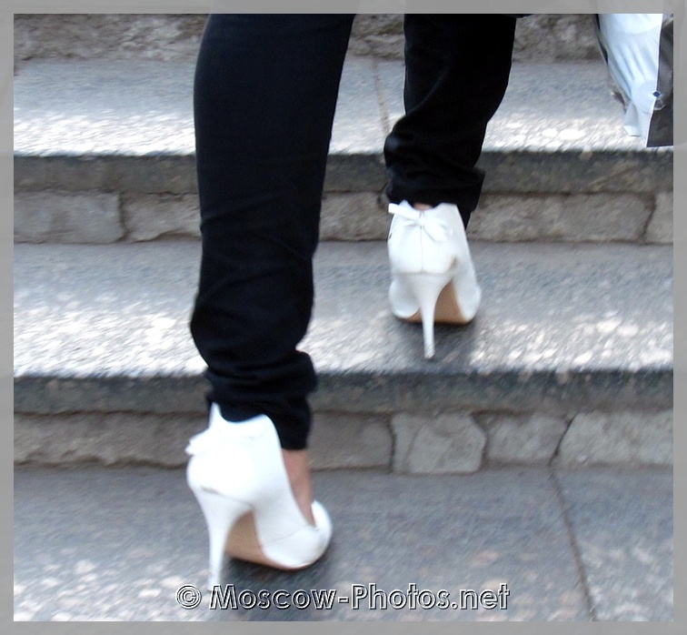 White High Heels Shoes  